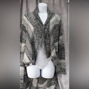 Self Esteem Black and Gray Women's Cardigan